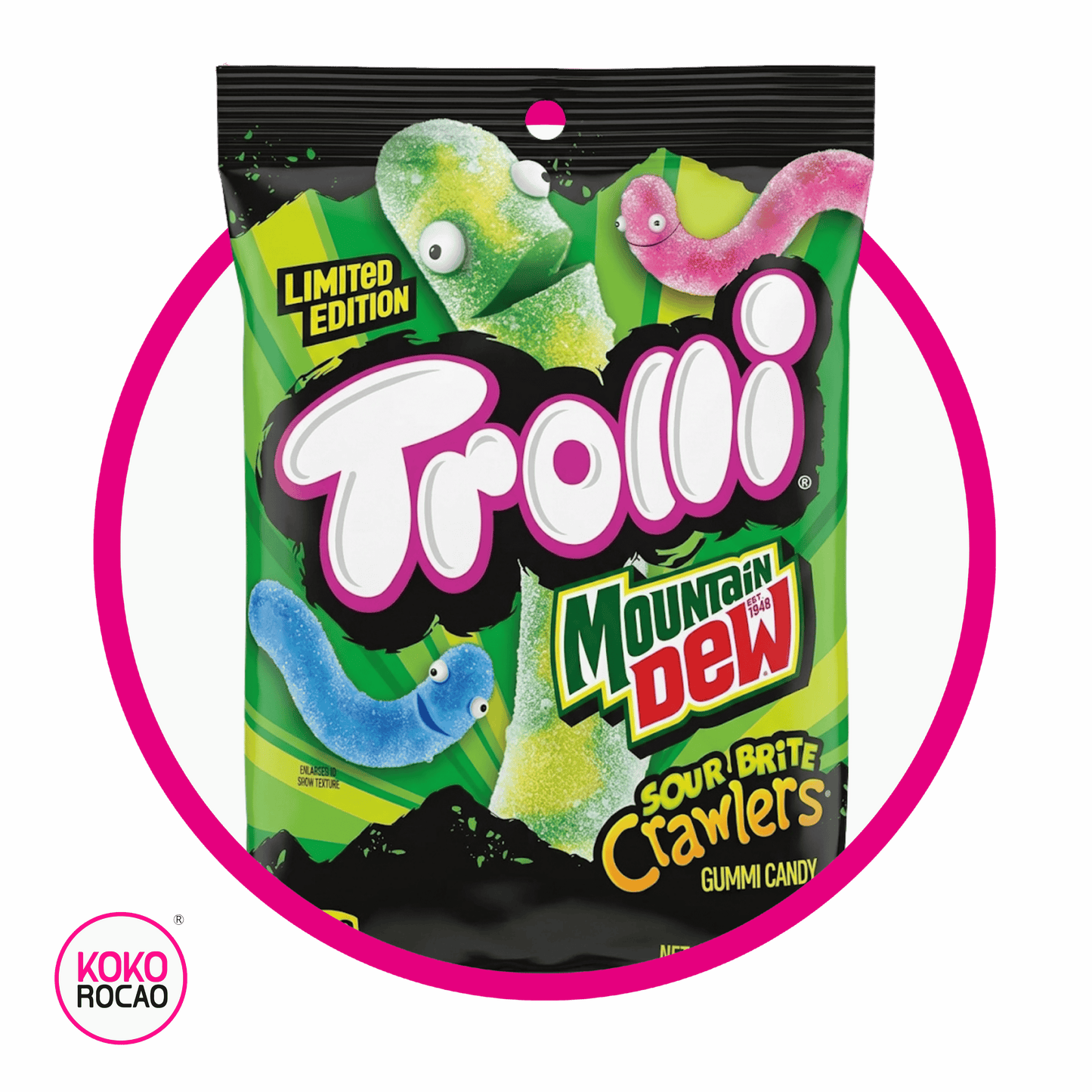 Bolsa de Trolli Mountain Dew 178 g