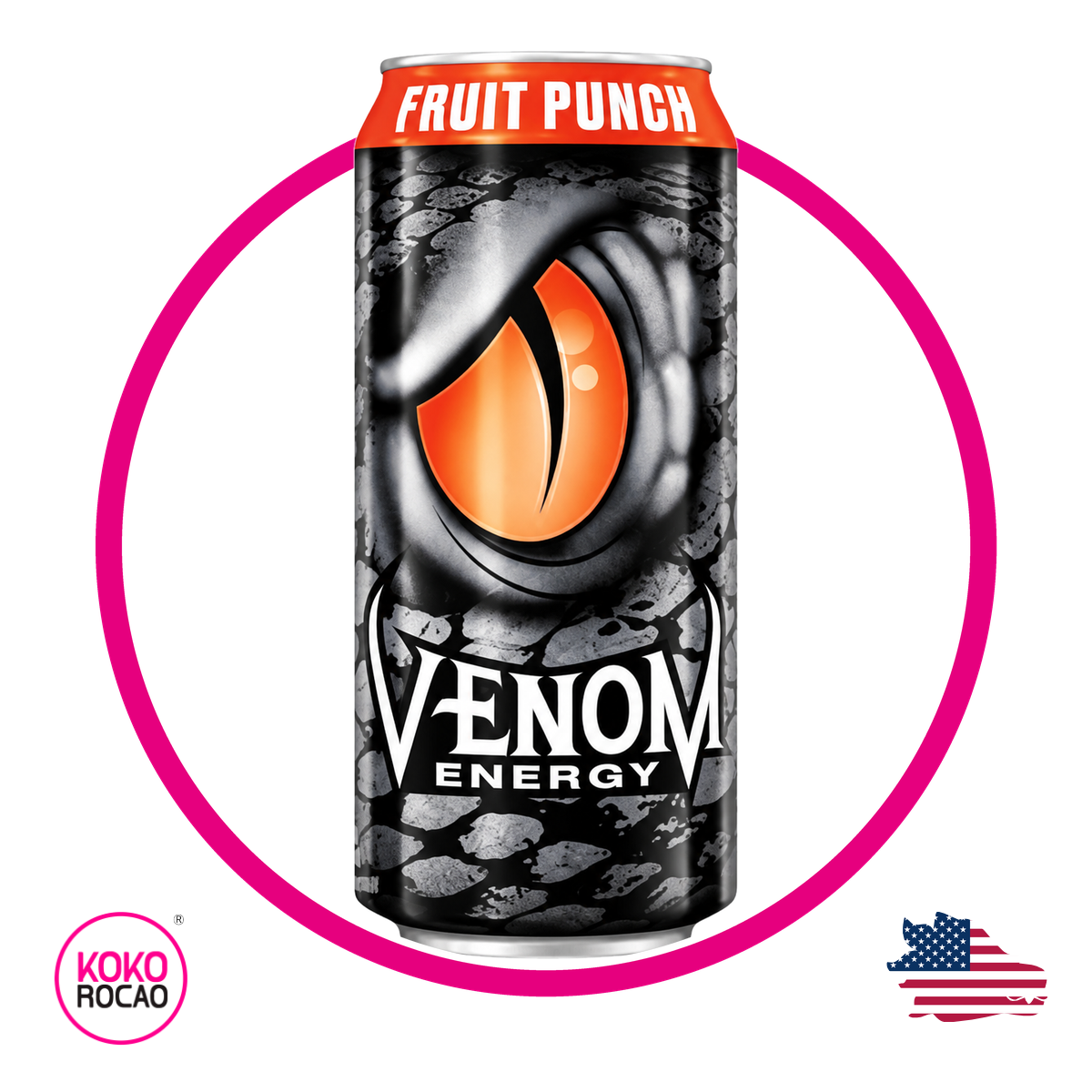 VENOM ENERGY FRUIT PUNCH ENERGETIC 473ML