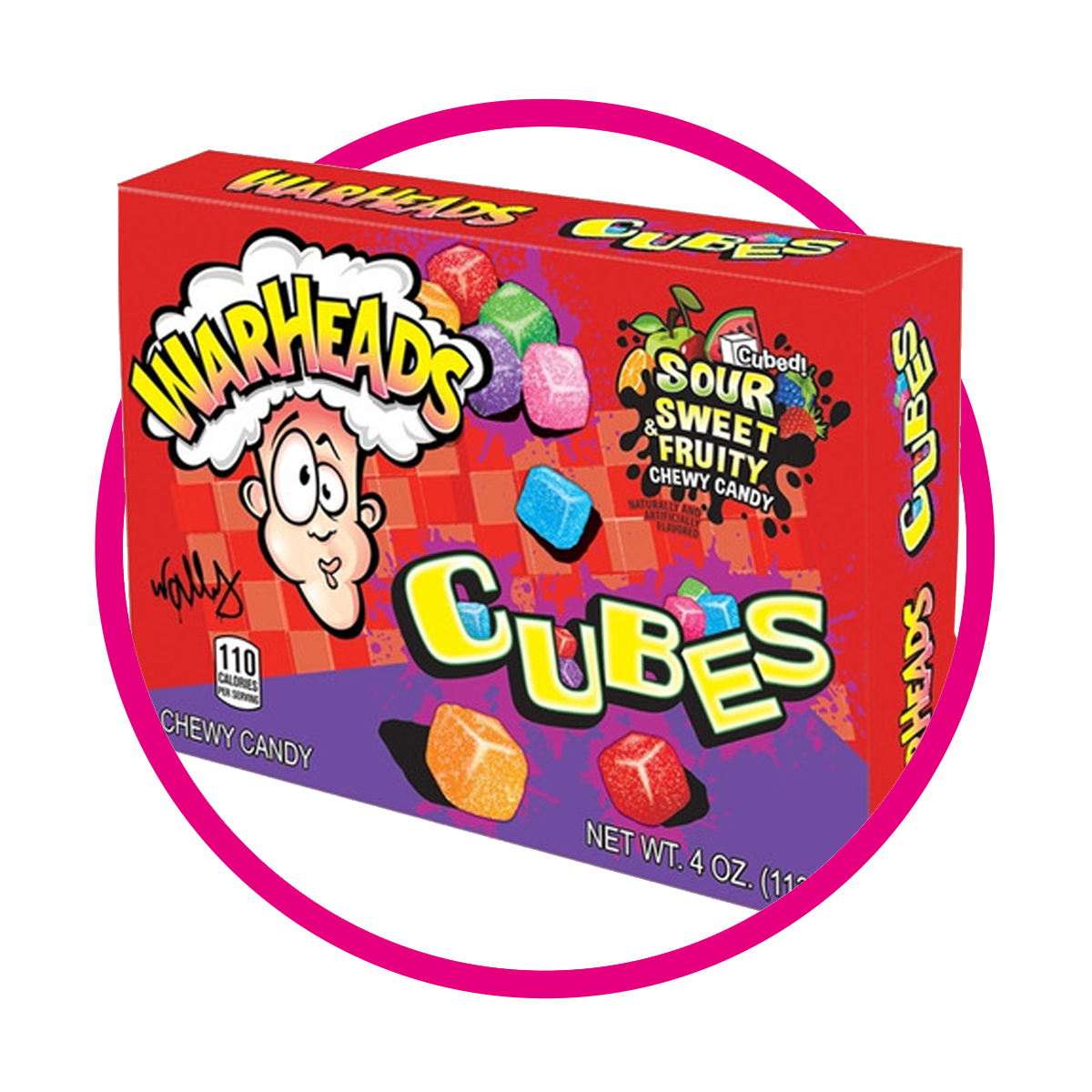 Caja de Warheads Cubes 113 g
