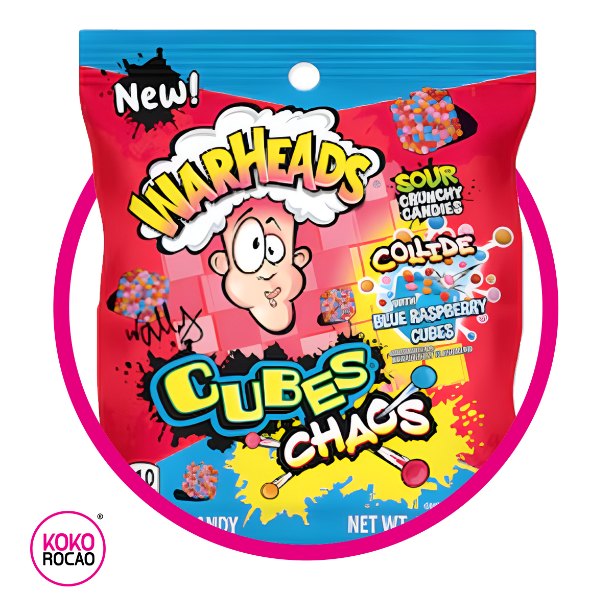 Bolsa de Warheads Cubes Chaos 85 g