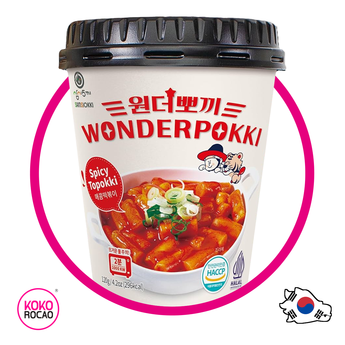 Wonderpokki Spicy Topokko 120 g