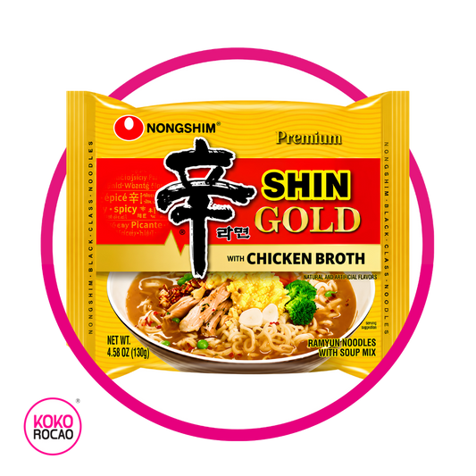 Bolsa de Nongshim Shin Ramyun Gold Chicken Broth 130 g