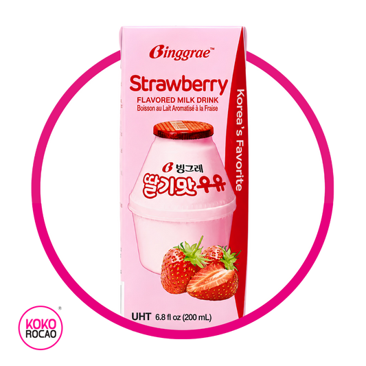 Caja de Binggrae Strawberry 200 ml
