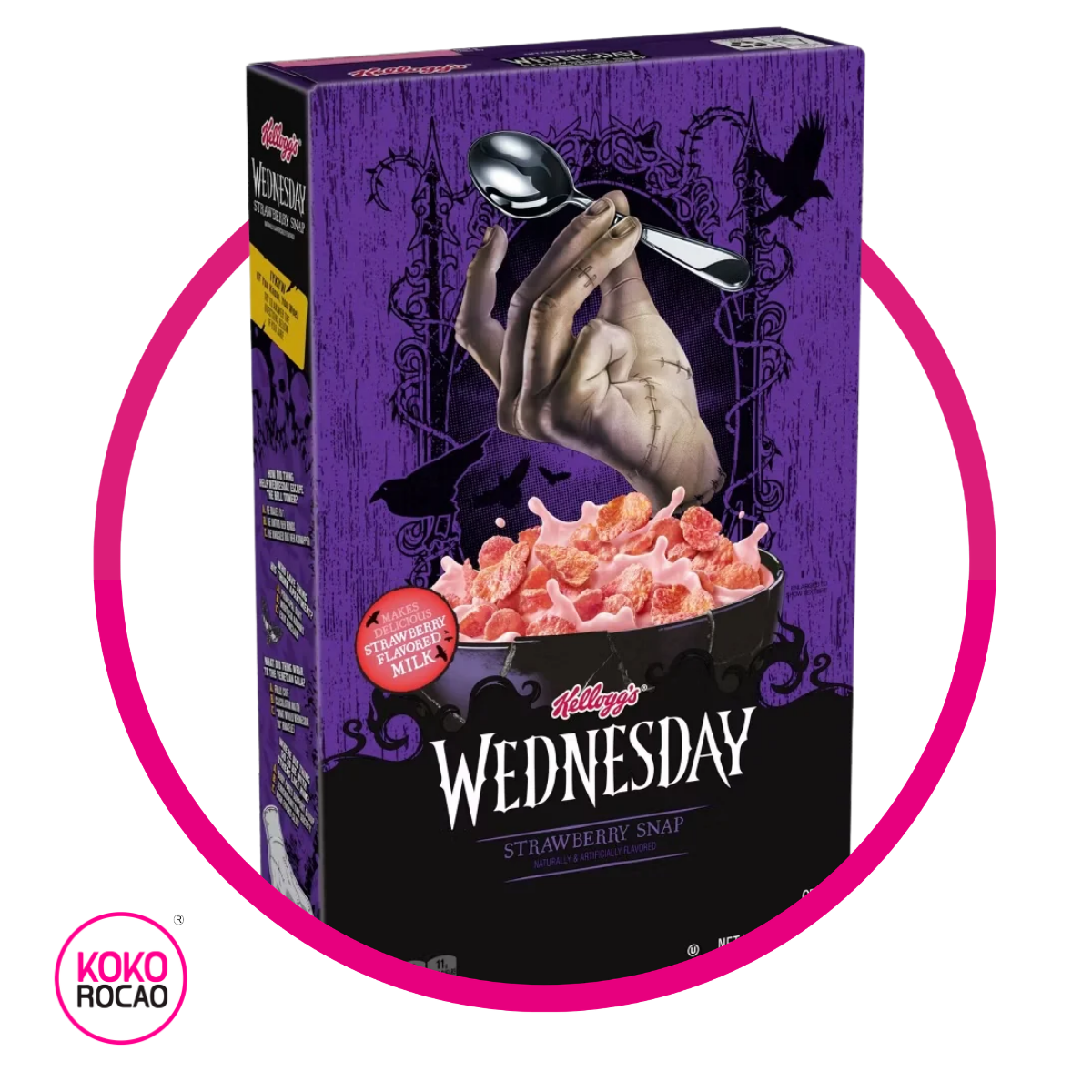 Caja de Kelloggs Wedneday Stawberry Snap 436 g