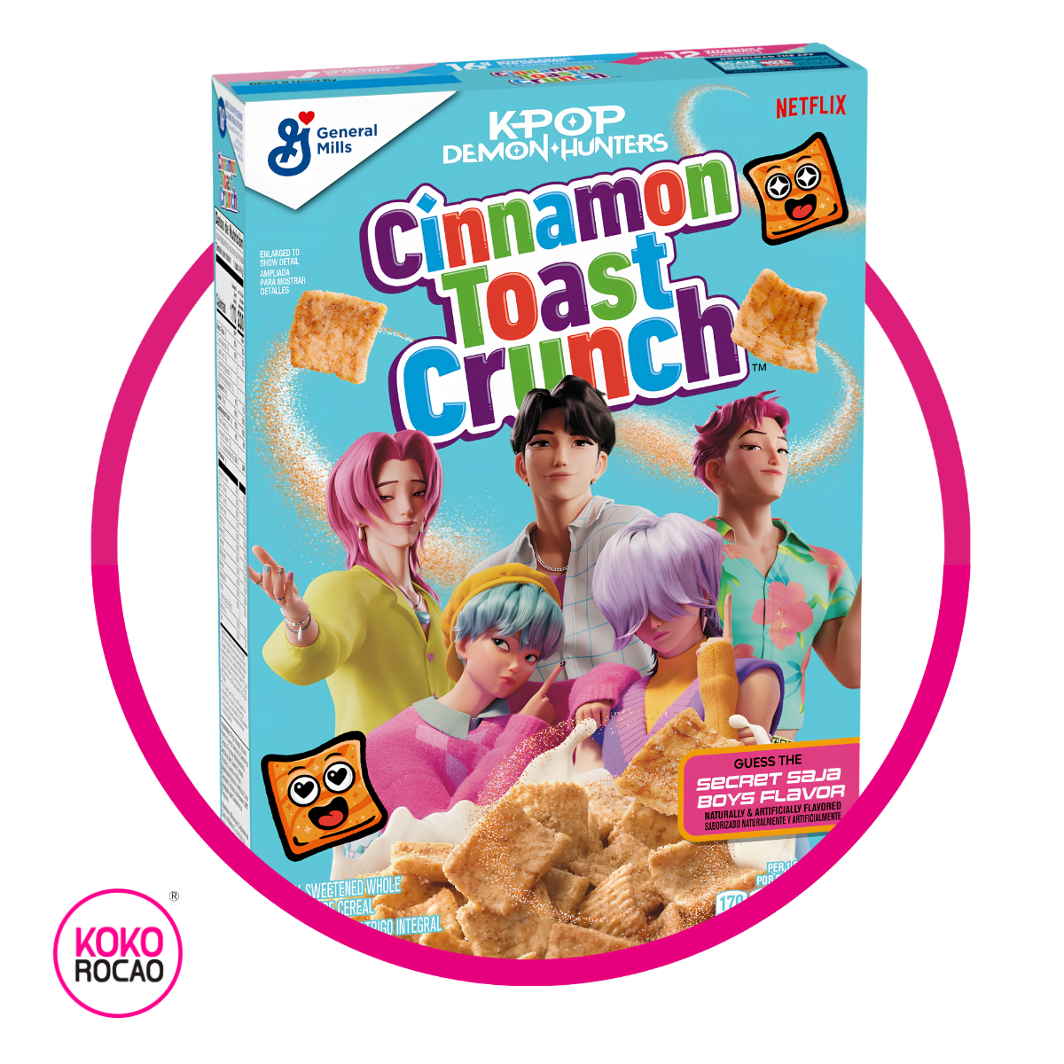 GENERAL MILLS CINNAMON TOAST CRUNCH SAJA BOYS CEREAL CAJA 532GR