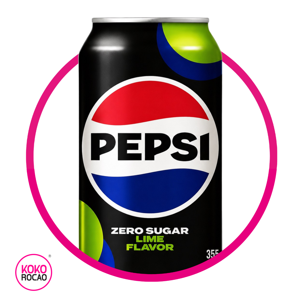 Lata de Pepsi Zero Sugar Lime 355 ml