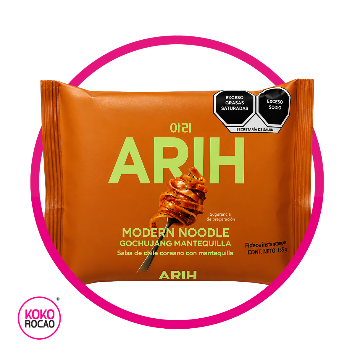 Arih Modern Noodle Gochujang Mantequilla 135 g