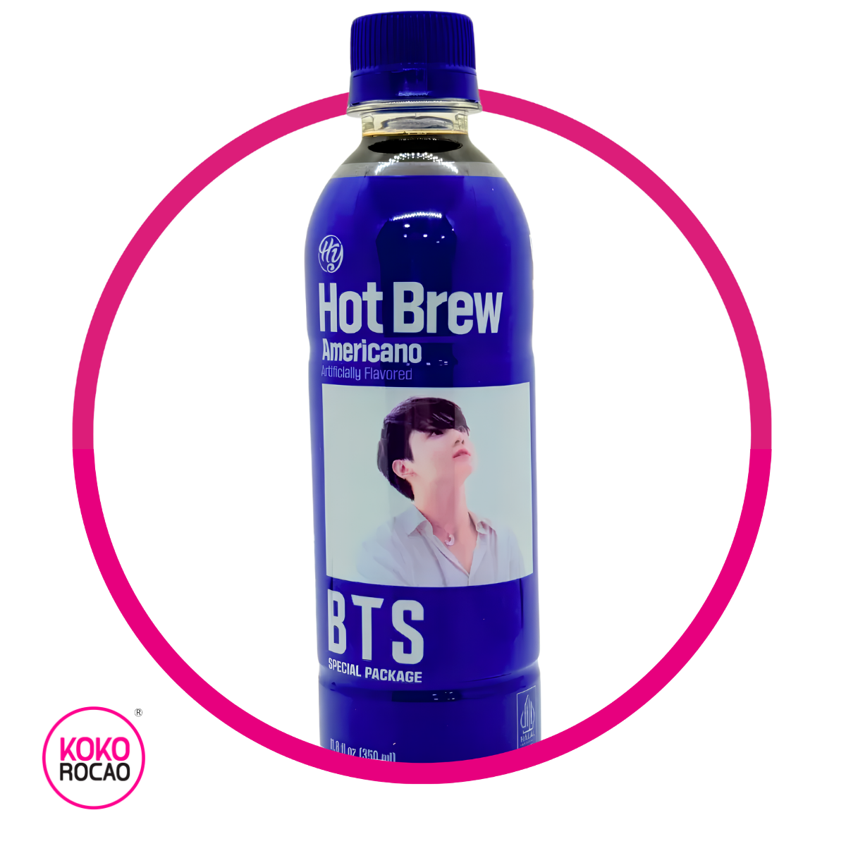 Botella de BTS Hot Brew Americano Coffee 350 ml