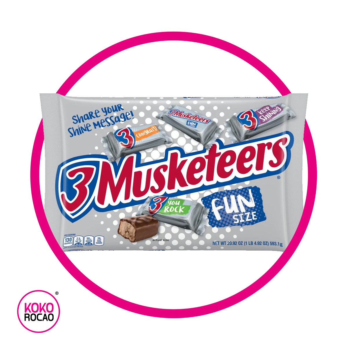 Bolsa de 3 Muskeeters 279.1 g