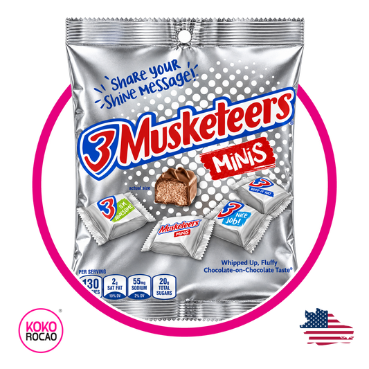 3MUSKETEERS MINIS CHOCOLATE BOLSA 74.80GR
