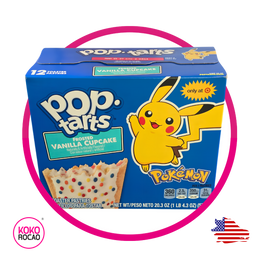 POP TARTS POKEMON FROASTED VANILLA CUPCAKE CAJA 576G