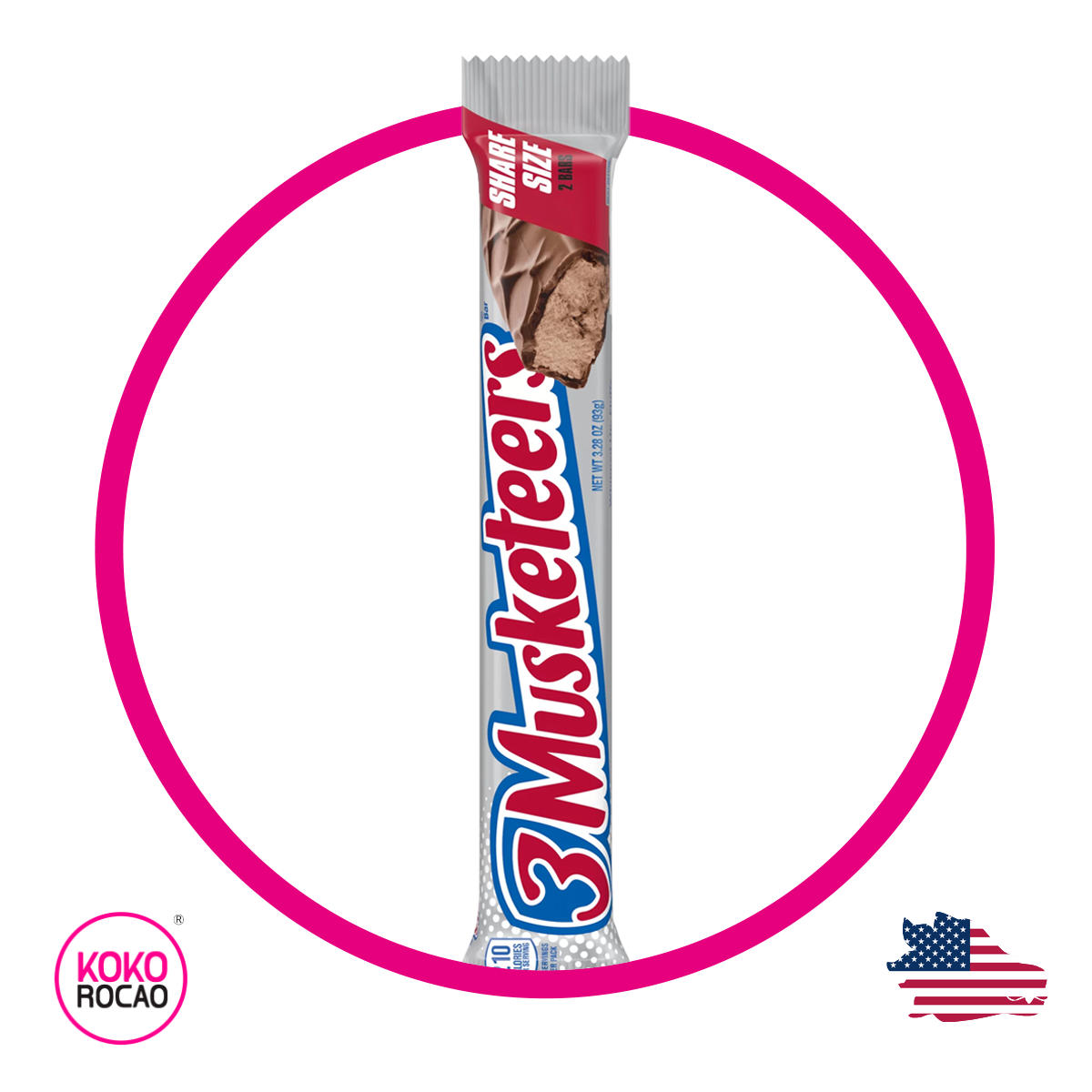 Bolsa de 3 Musketeers 93 g