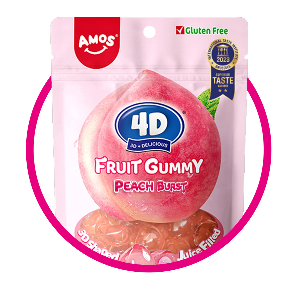 Bolsa de 4D Fruit Peach Burst 85 g