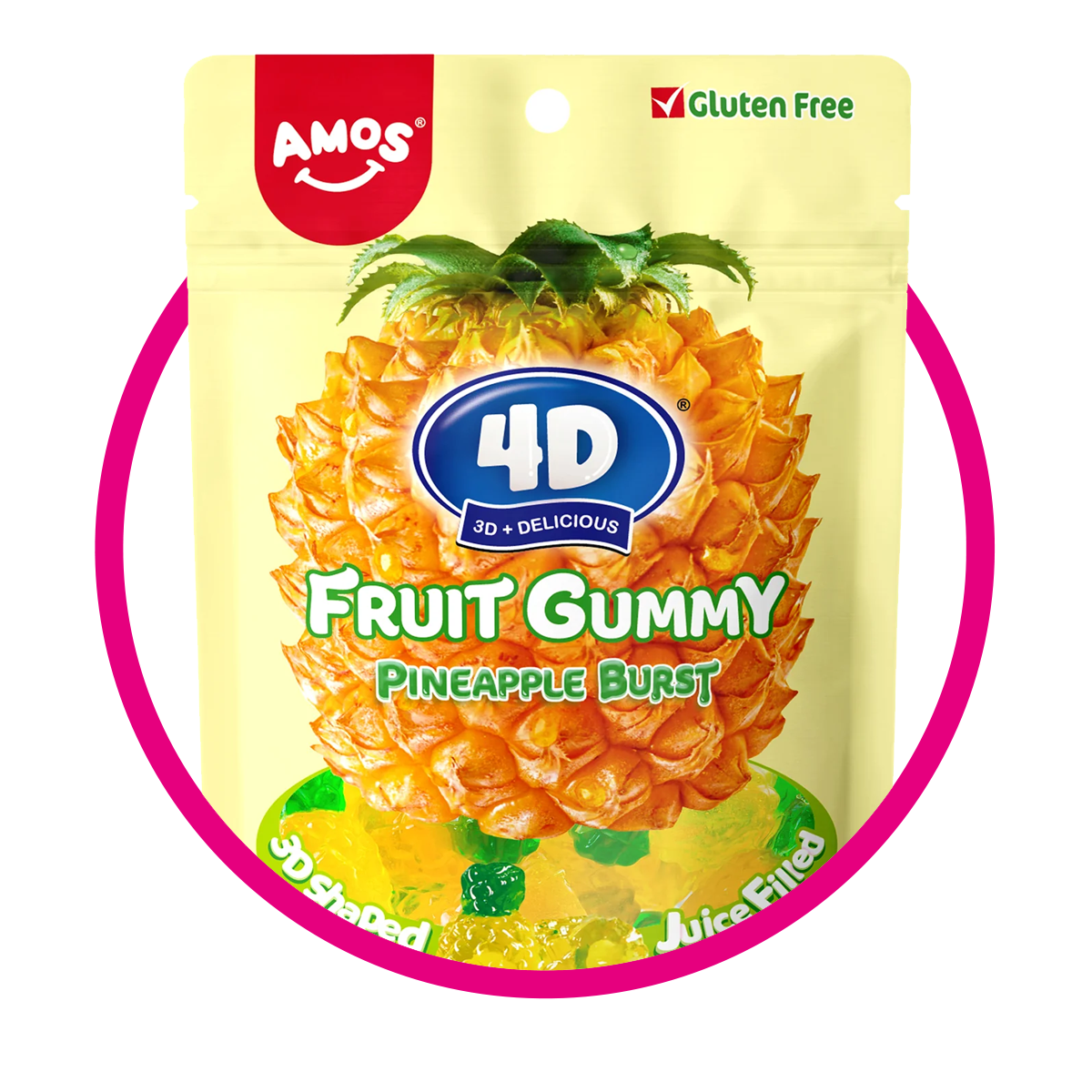 Bolsa de 4D Fruit Pineapple Burst 85 g