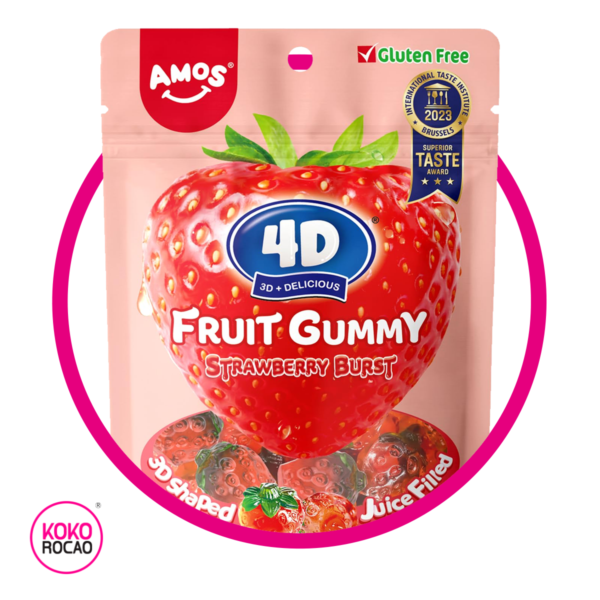 Bolsa de 4D Strawberry 170 g