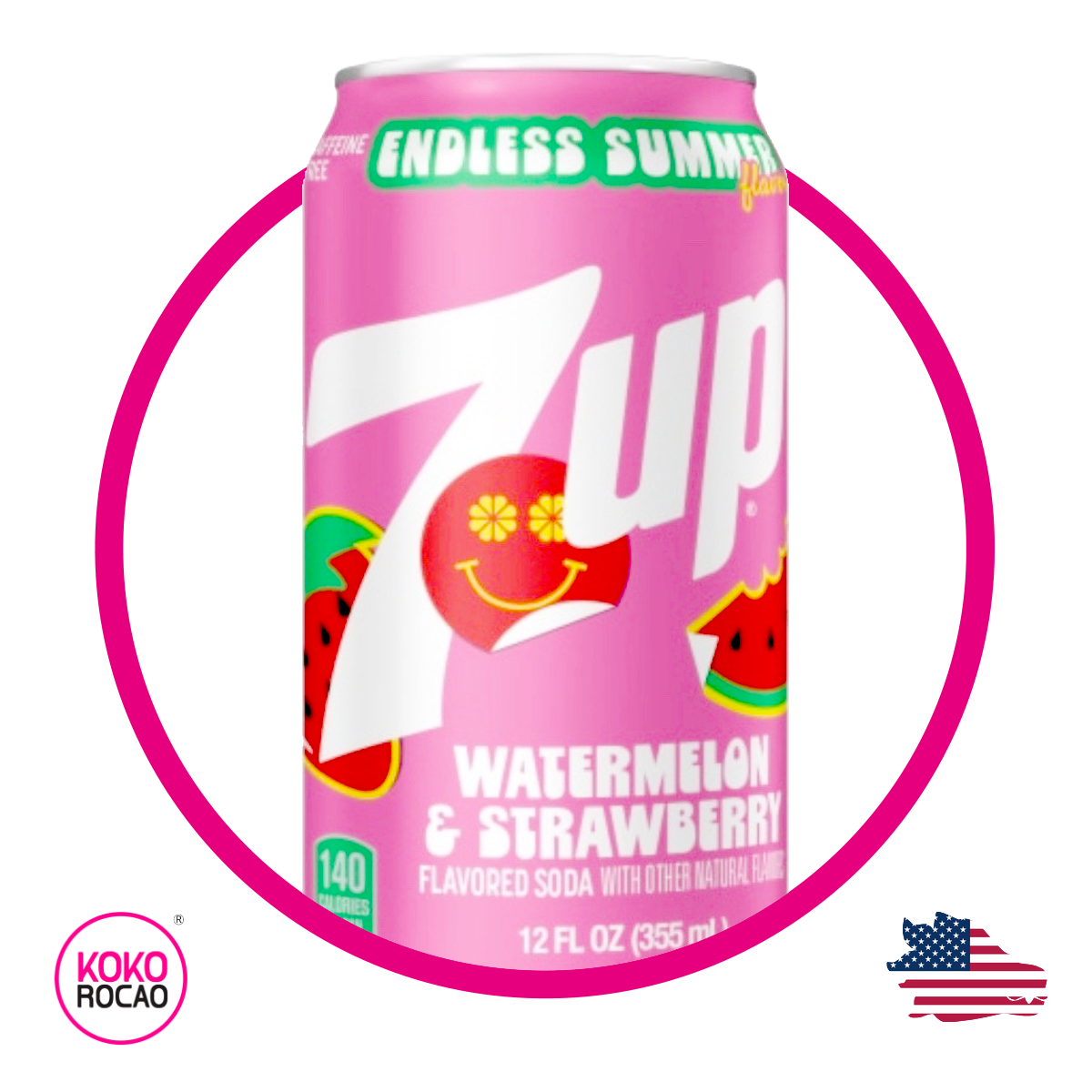 Lata de 7UP Endless Summer