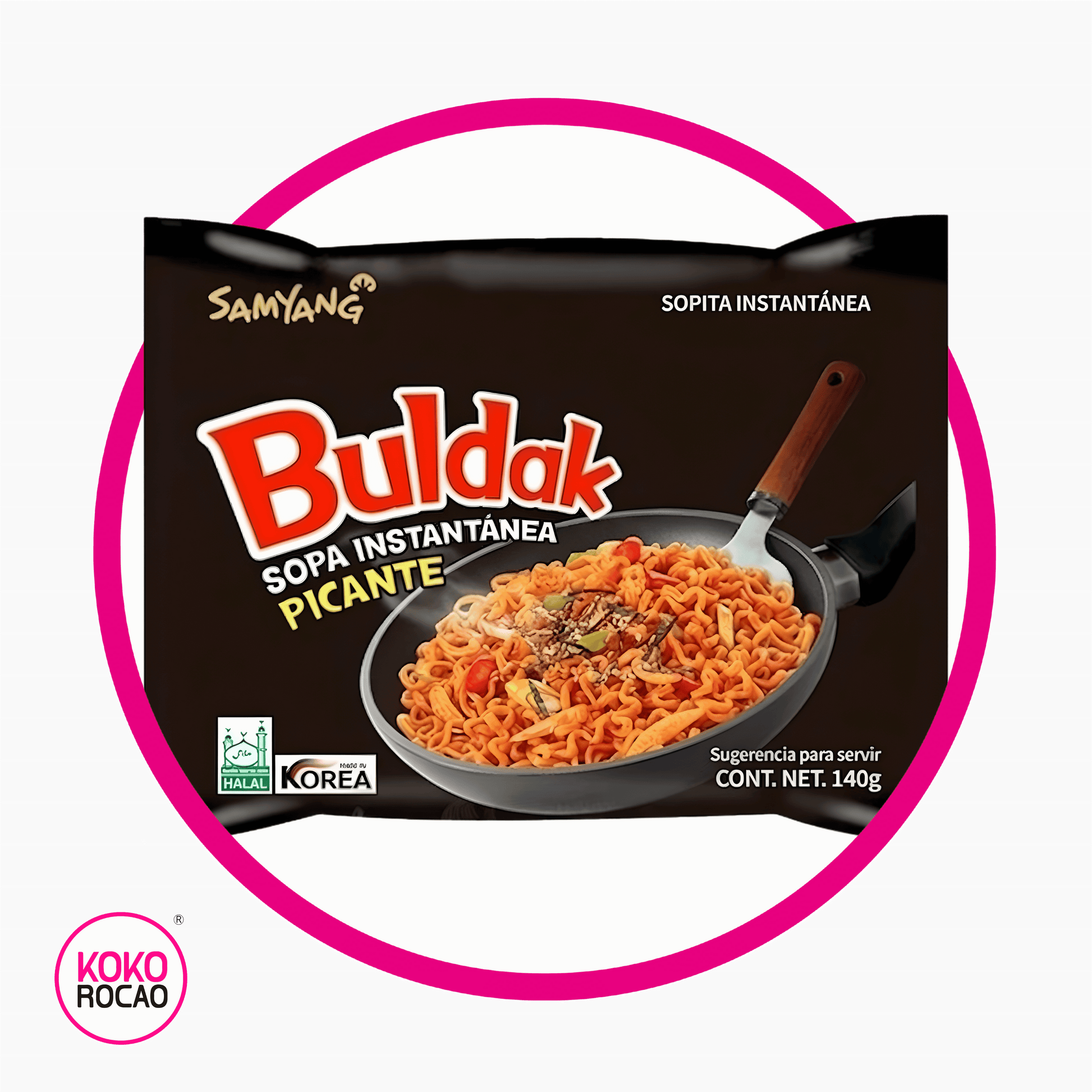 Bolsa de Samyang Buldak Habanero 140 g