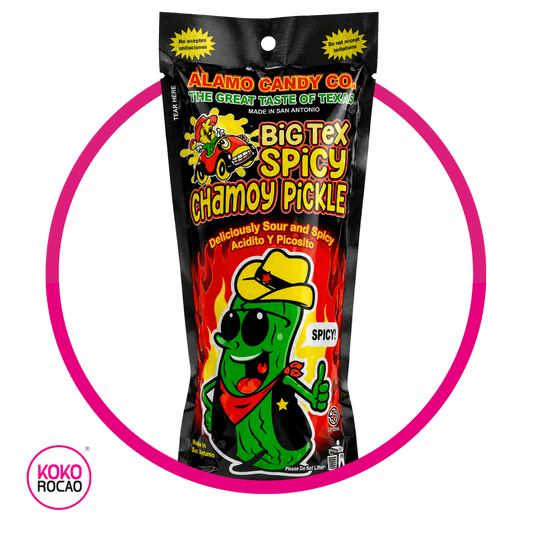 Bolsa de Alamo Big Tex Spicy Chamoy Pickle 140 g