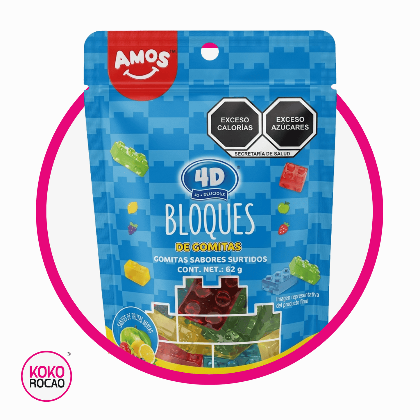 Bolsa de Amos 4D Bloques 65 g