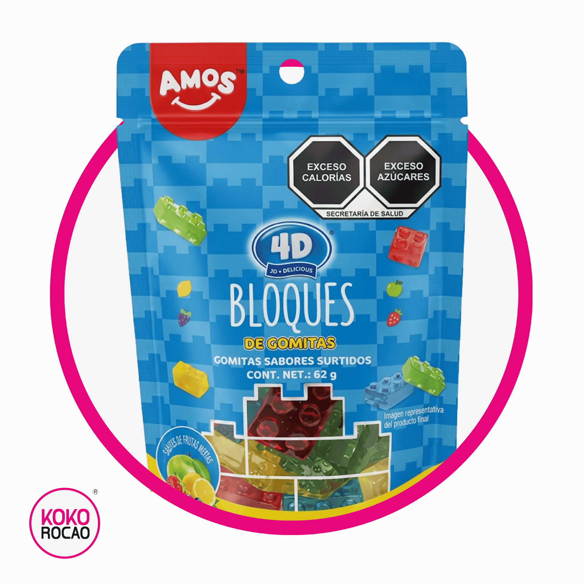 Bolsa de Amos 4D Bloques 65 g