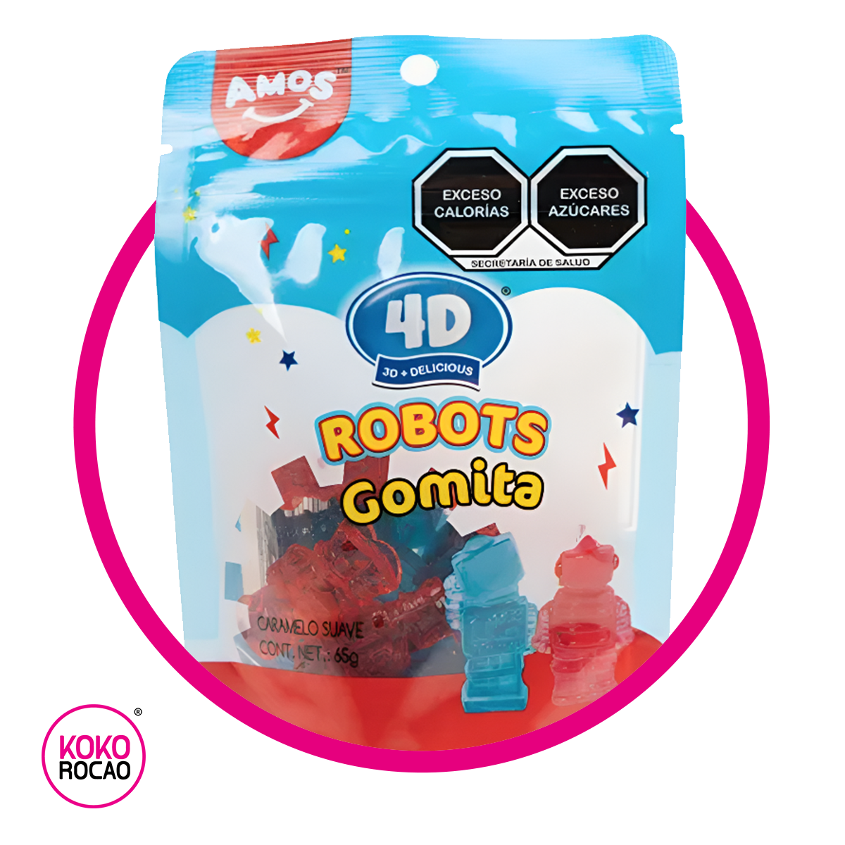 Bolsa de Amos 4D Robots 65 g