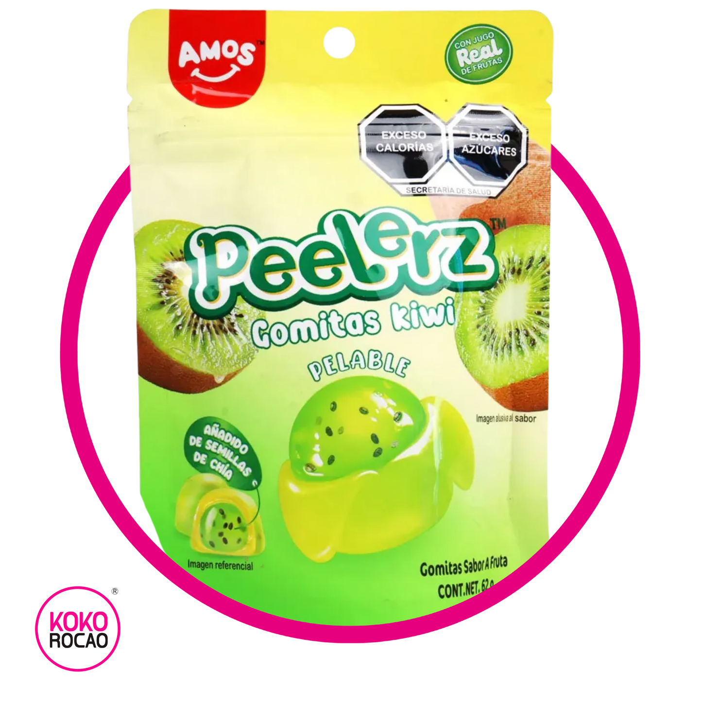 Bolsa de Amos Peelerz Kiwi 65 g
