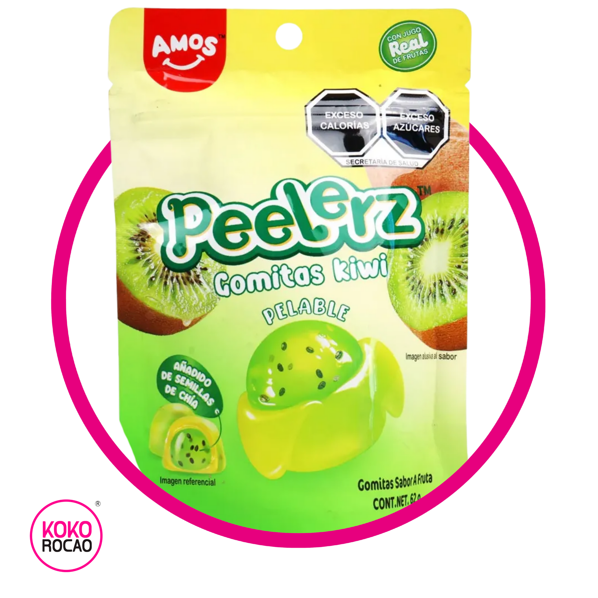 Bolsa de Amos Peelerz Kiwi 65 g