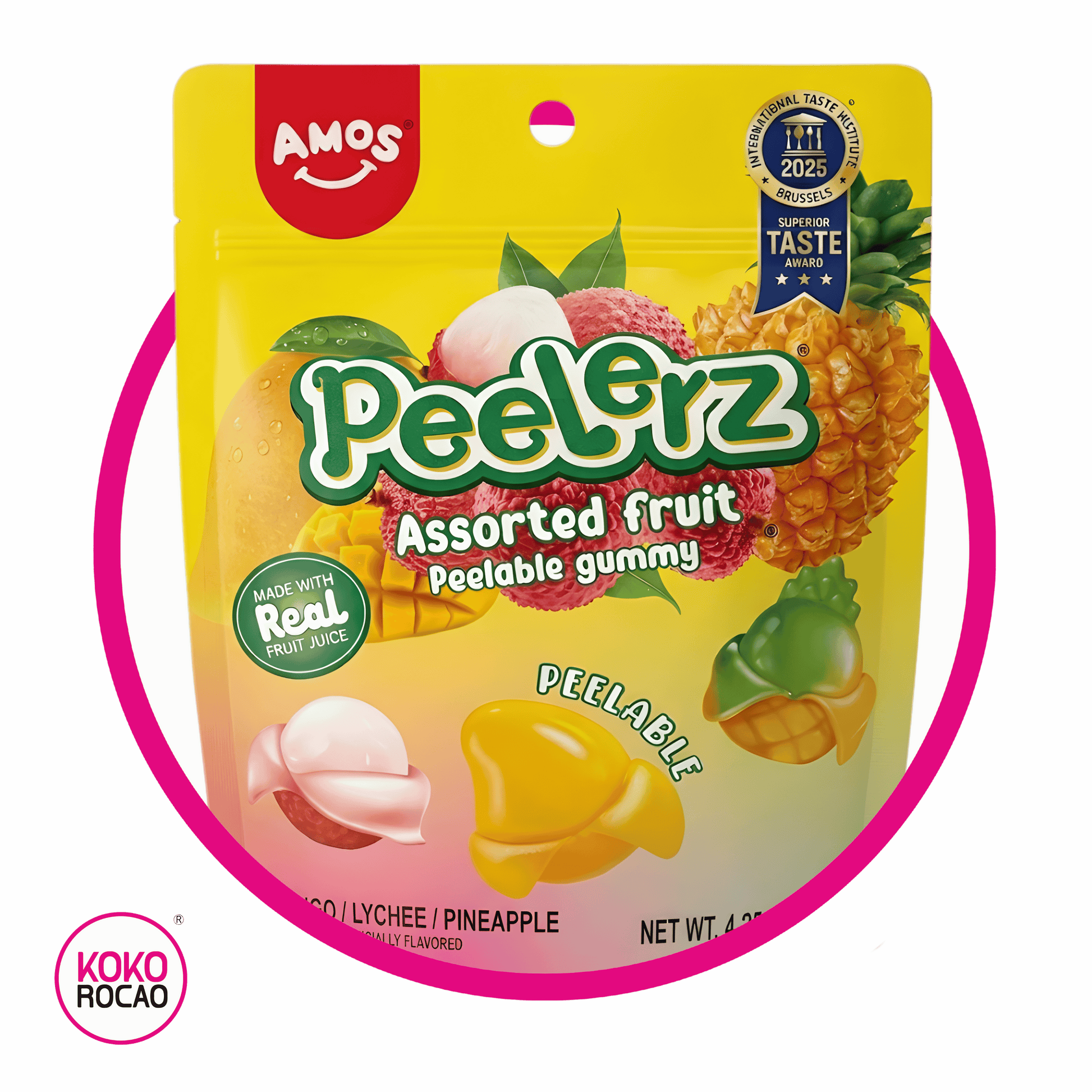 Bolsa de Amos Peelerz Assorted Fruit 120 g