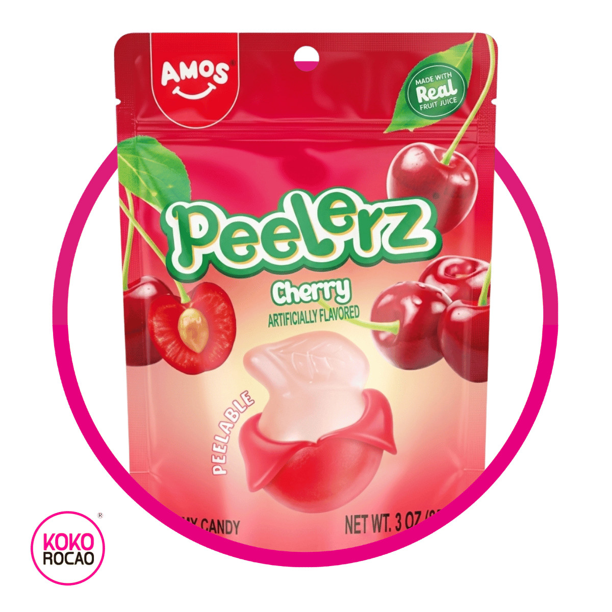 Bolsa de Amos Peelerz Cherry 85 g