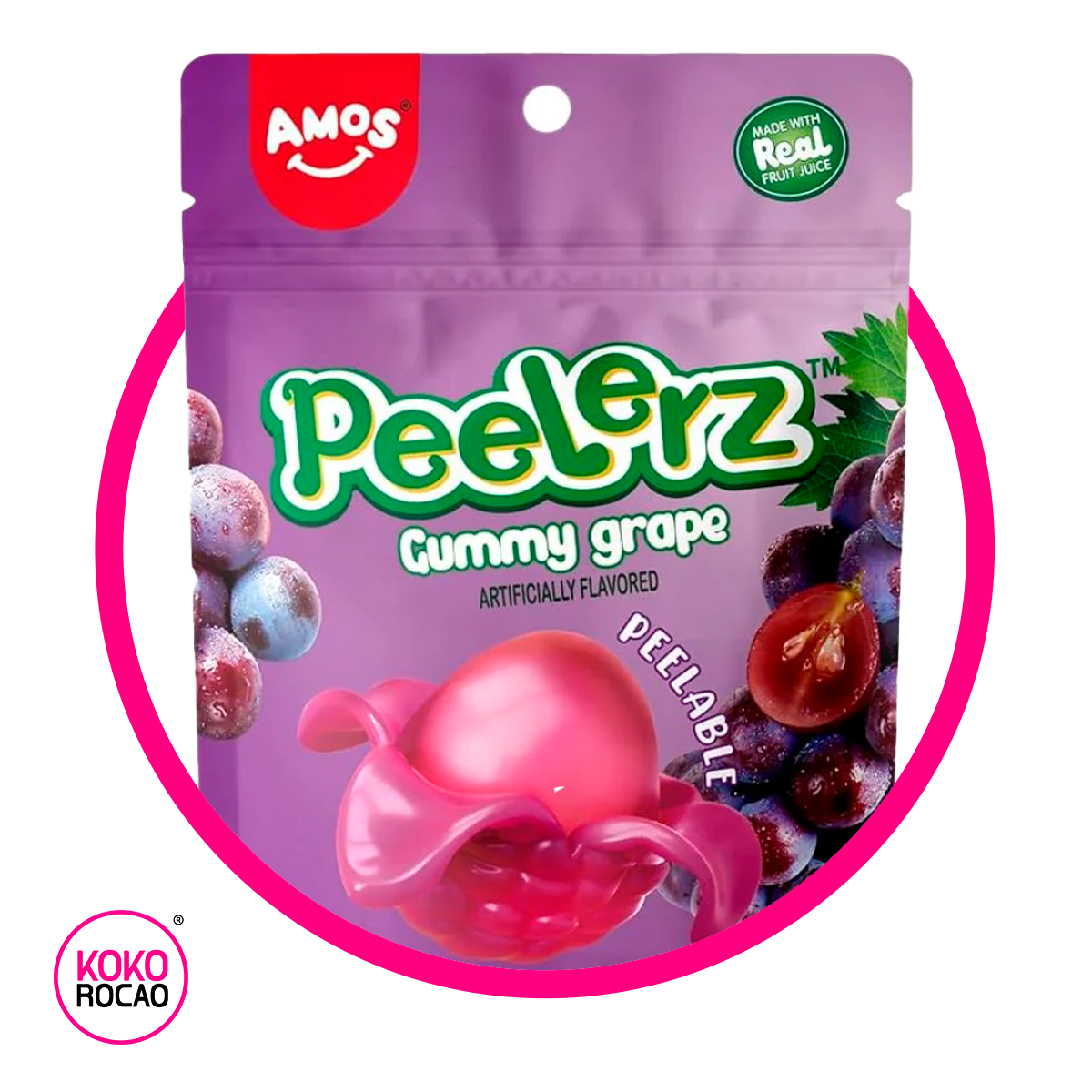 Bolsa de Amos Peelerz Grape 65 g