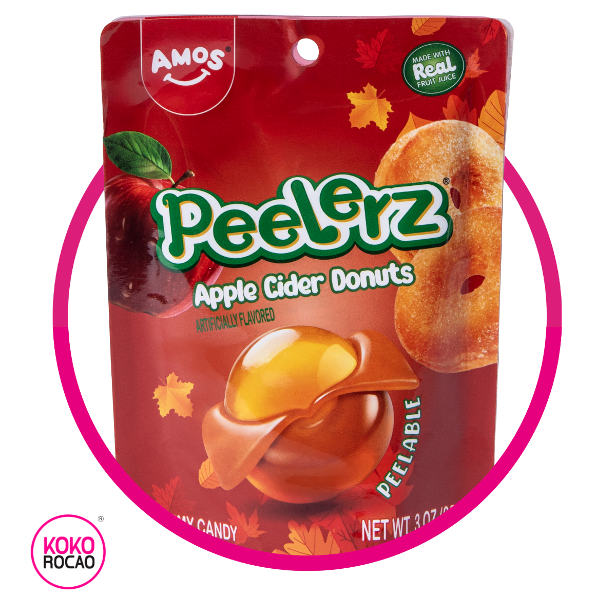 AMOS PEELERZ APPLE CIDER DONUTS GUMMY 85G