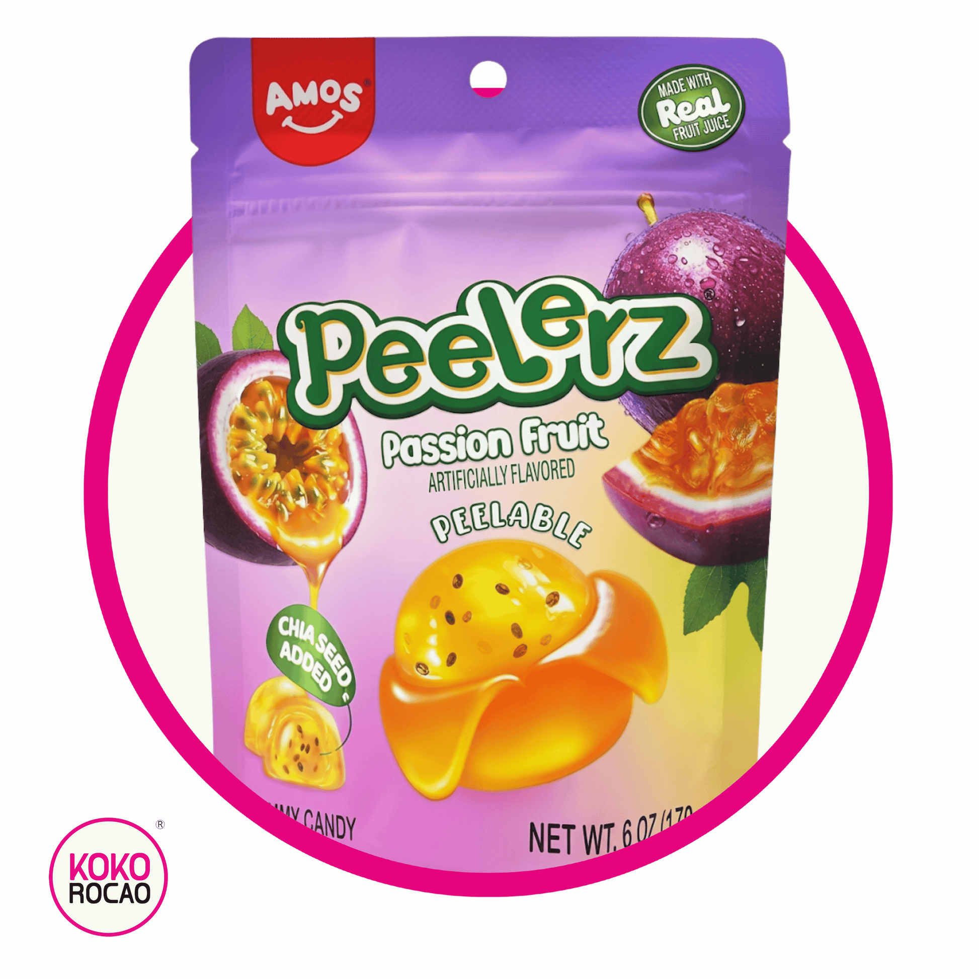 Bolsa de Amos Peelerz Passion Fruit 170 g