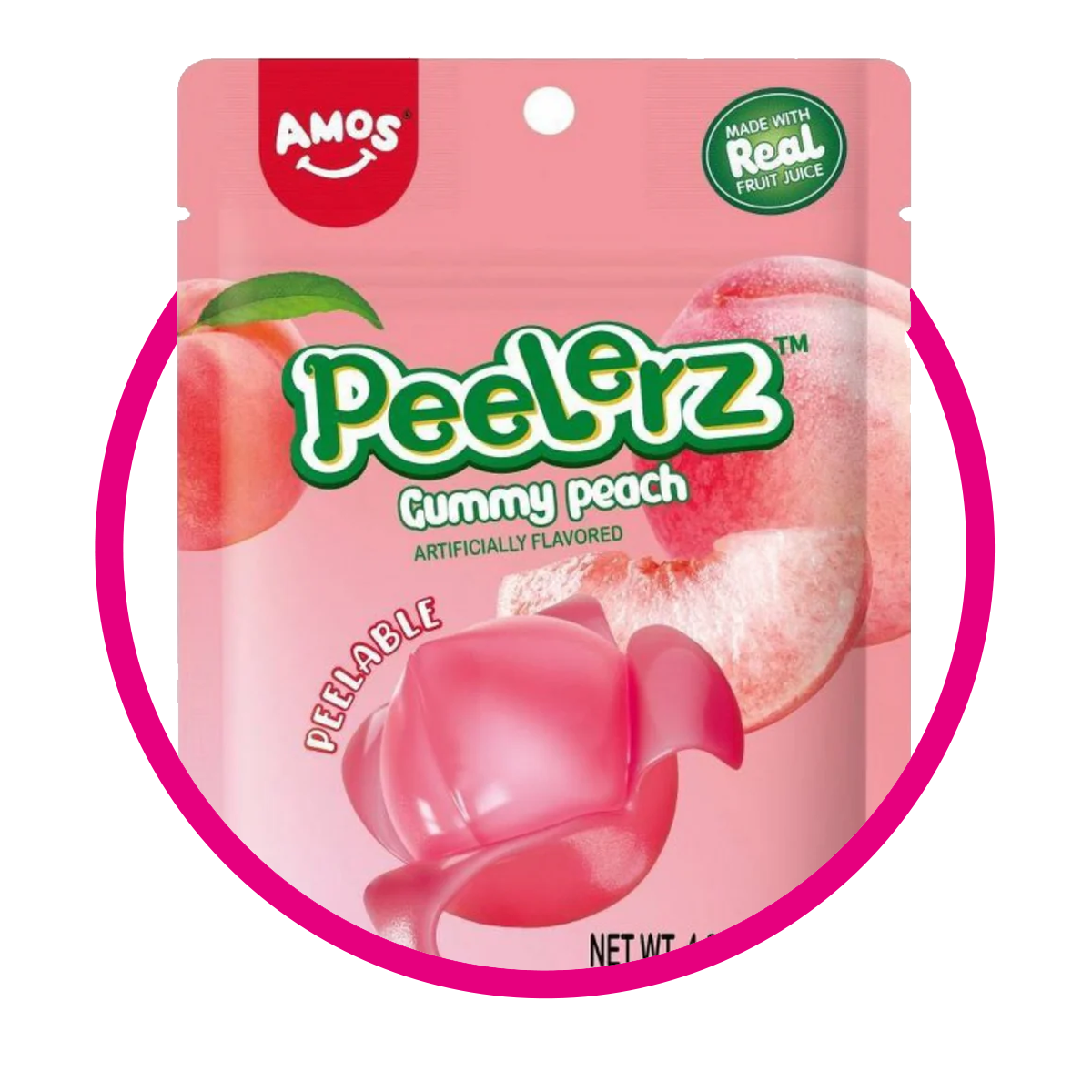Bolsa de Amos Peelerz Peach 170 g