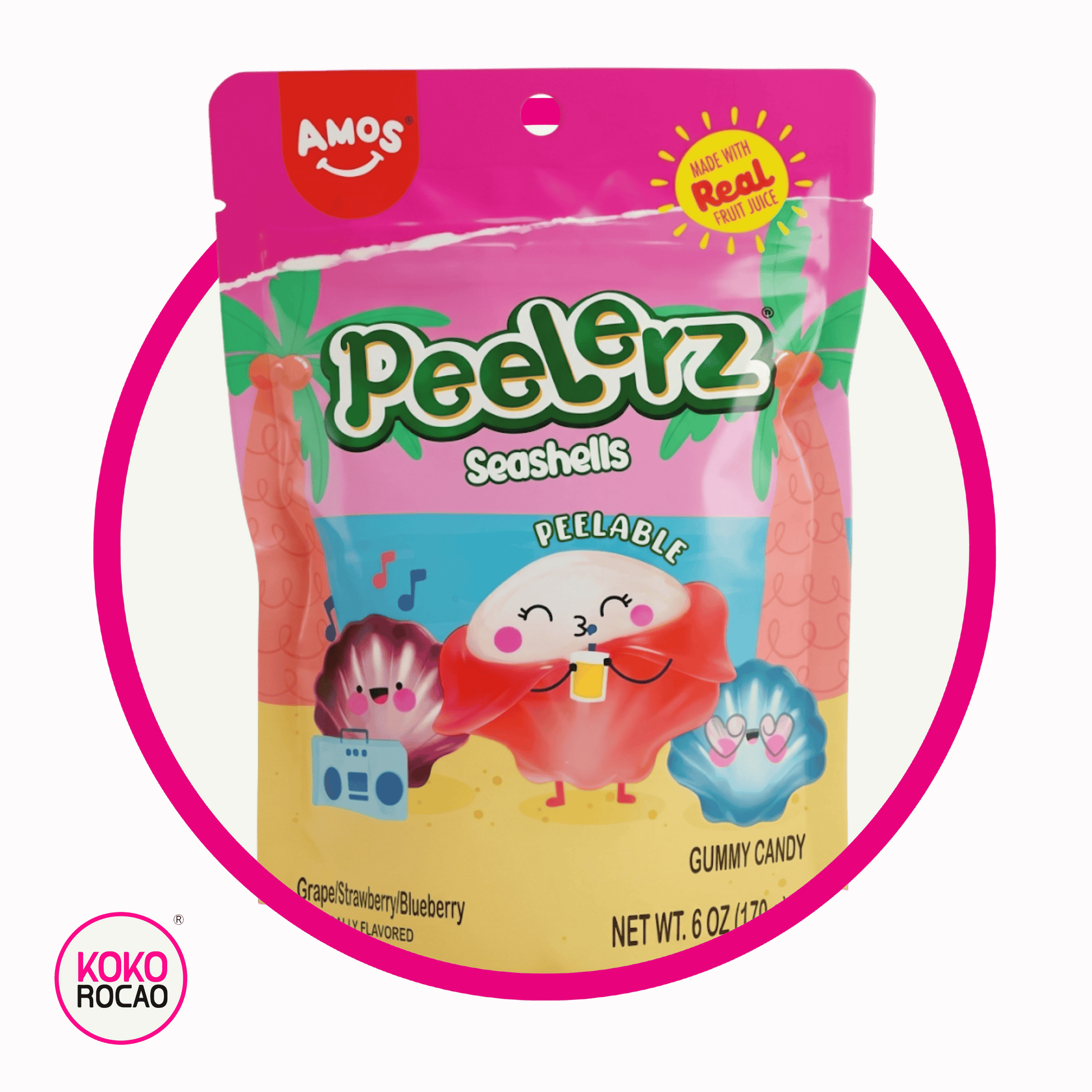 Bolsa de Amos Peelerz Seashells 170 g