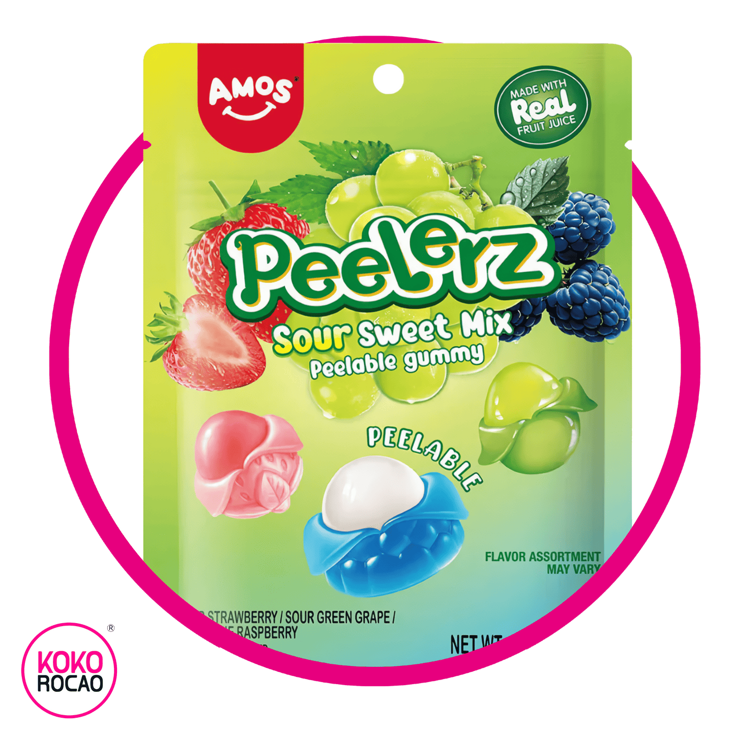 Bolsa de Amos Peelerz Sour Sweet Mix 120 g