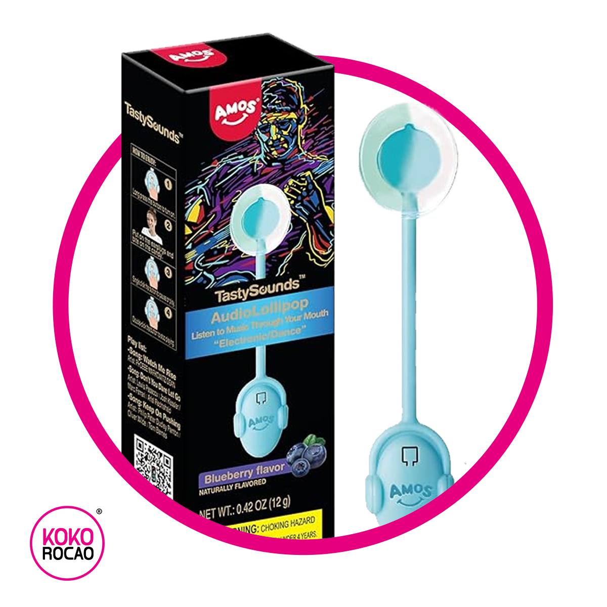 Amos Tasty Sounds Blue Berry 12 g