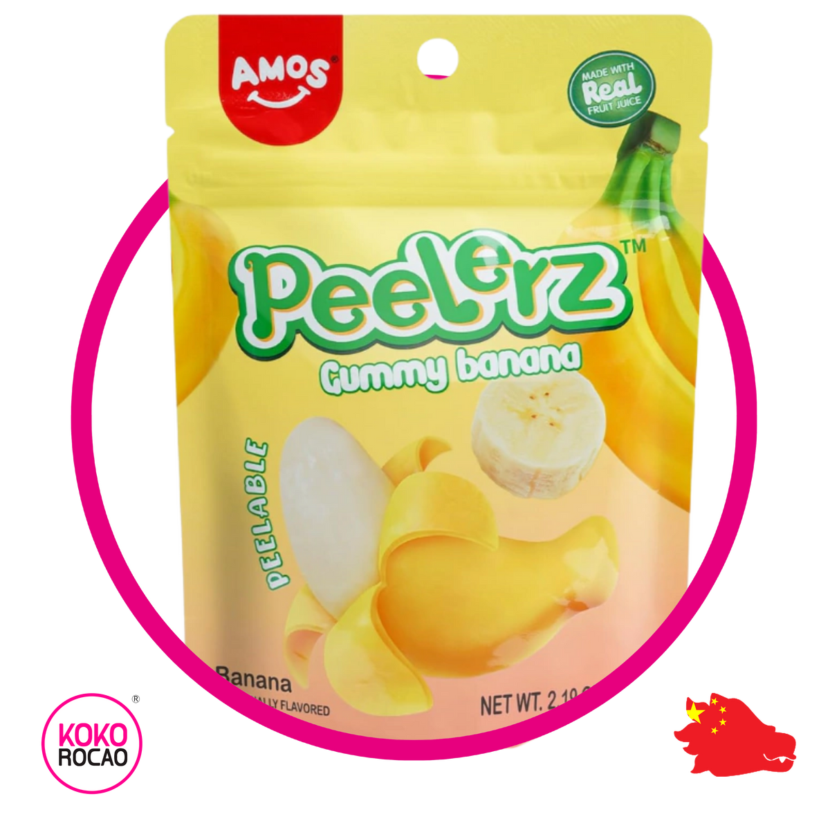 Bolsa de Amos Peelerz Banana 65 g
