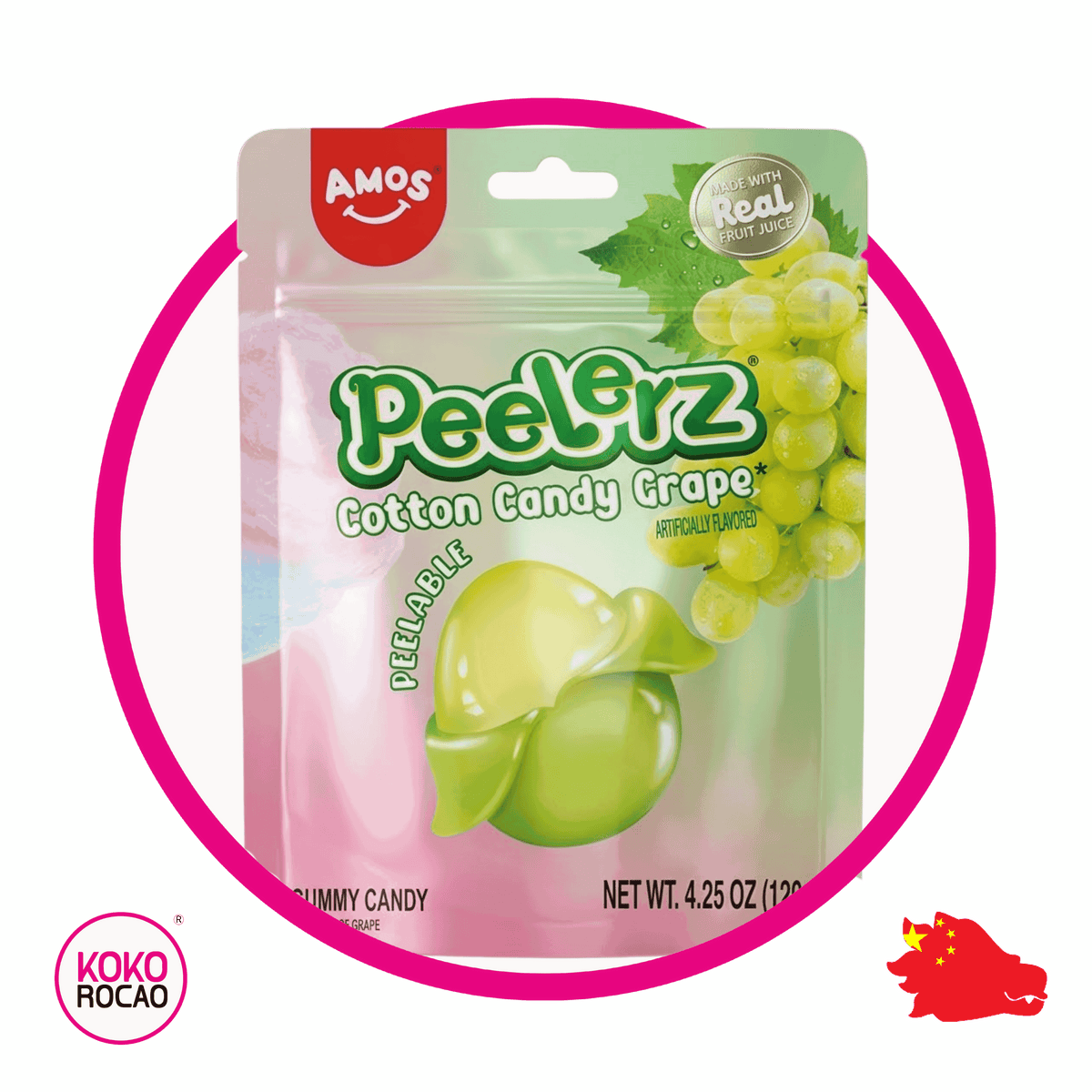 Bolsa de Amos Peelerz Cotton Grape 120 g