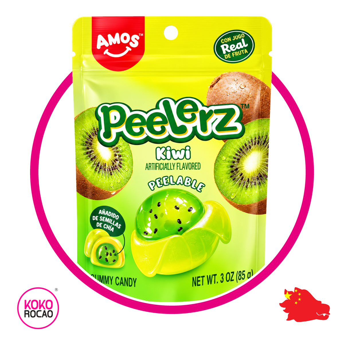 Bolsa de Amos Peelerz Kiwi 65 g