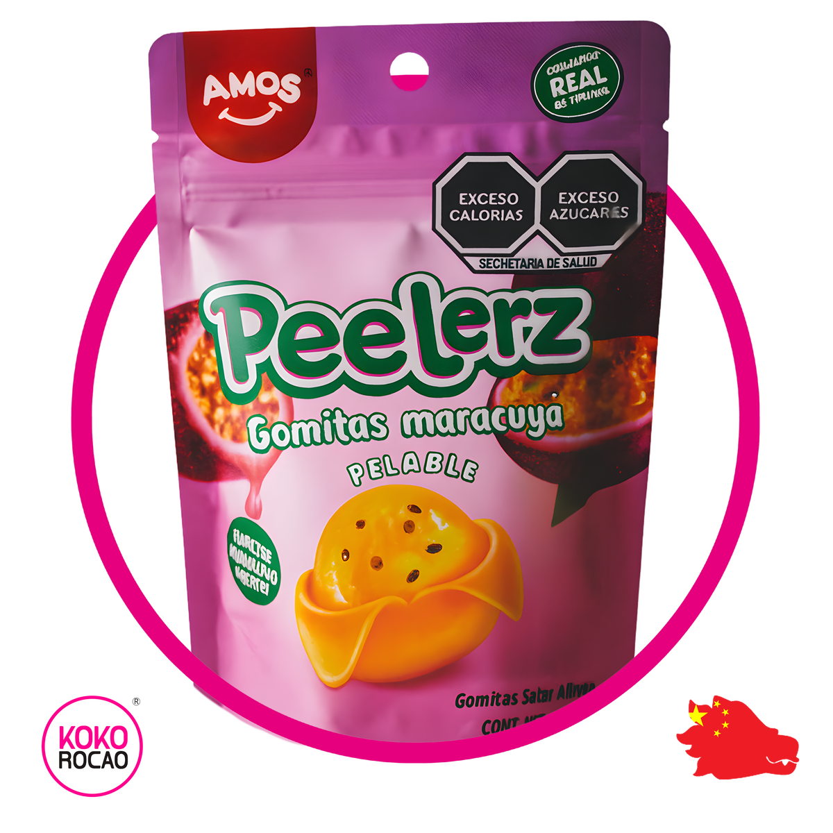 Bolsa de Amos Peelerez Maracuya 65 g