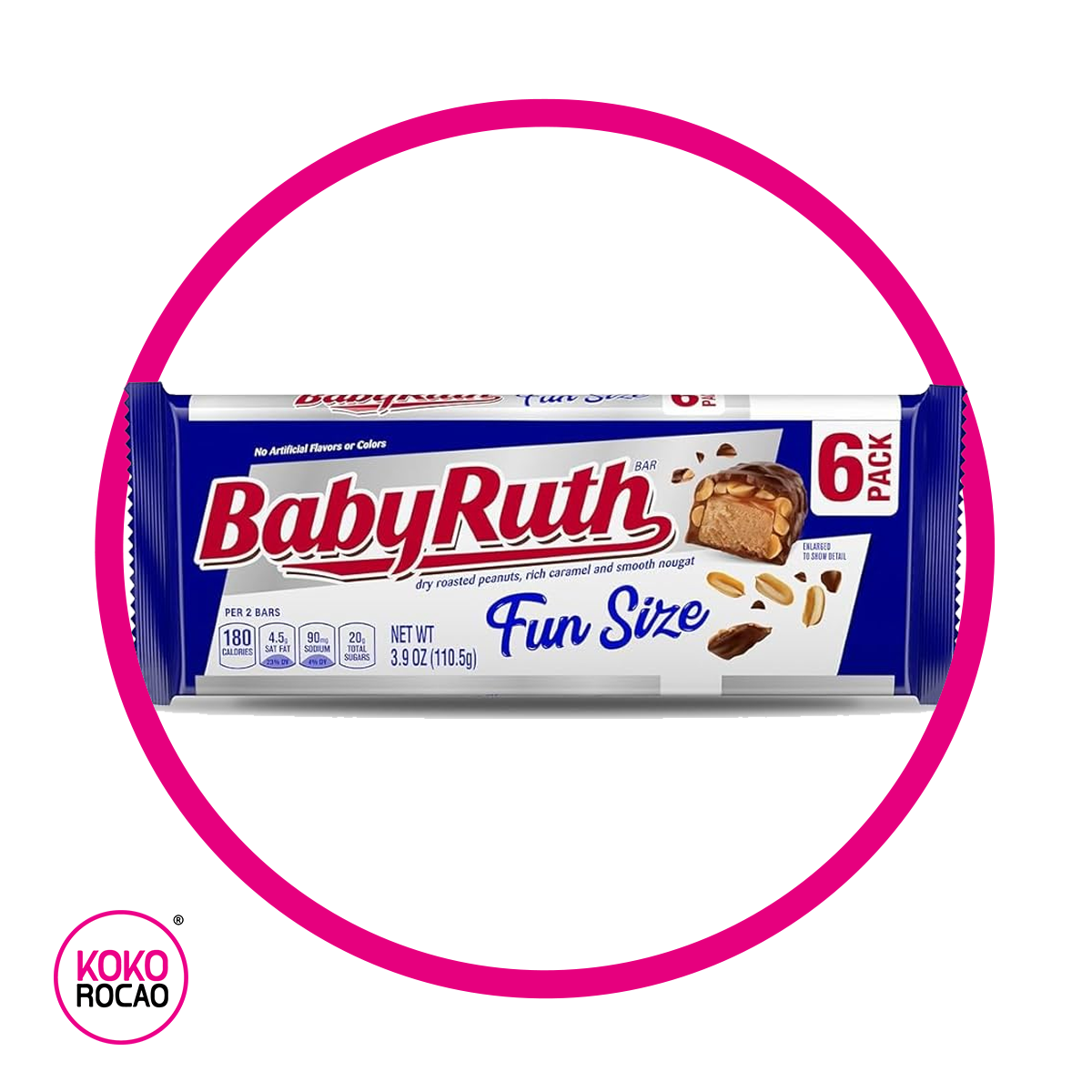 Bolsa de Baby Ruth 6 Pack 110 g
