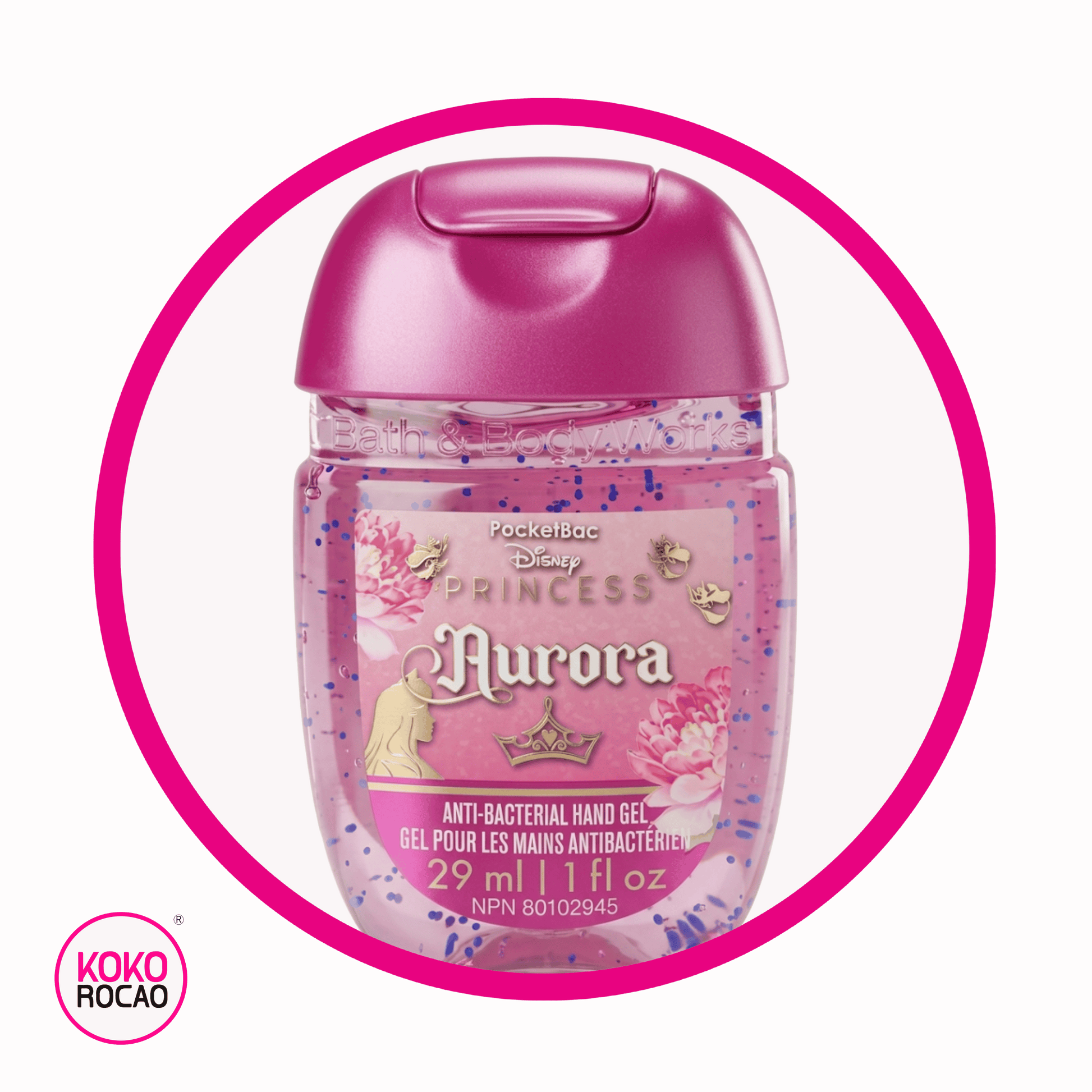 Bote de Bath&Body Works Aurora Antibacterial Gel 29 ml