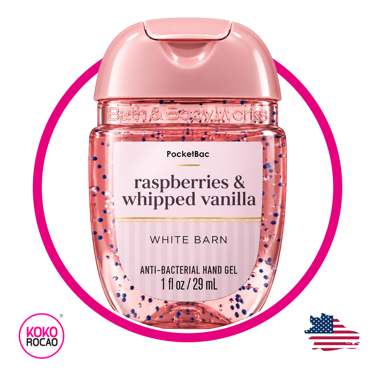Bote de Bath&Body Works Raspberries & Whipped 29 ml