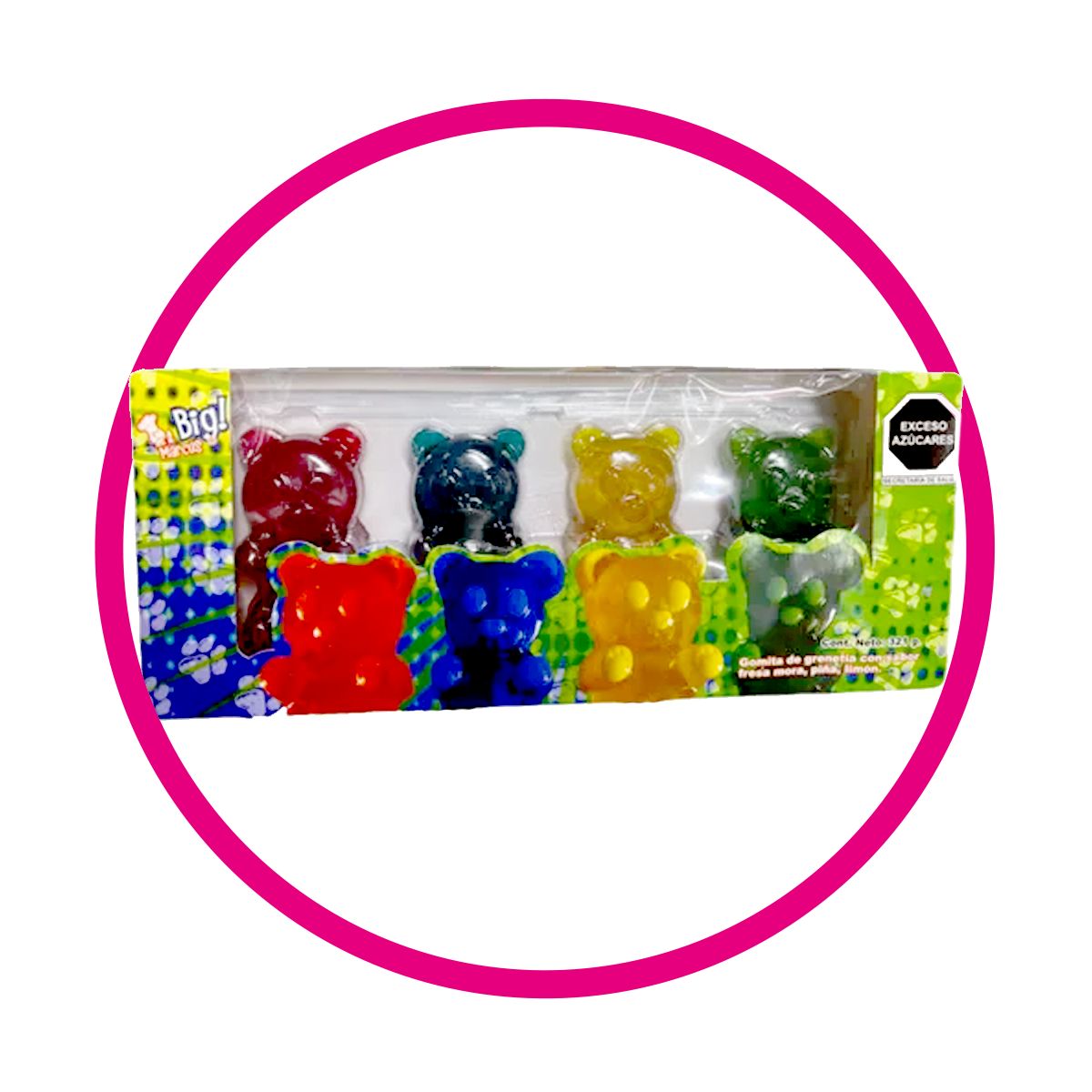 Caja de Big Marcus 4 Pack Ositos 321 g