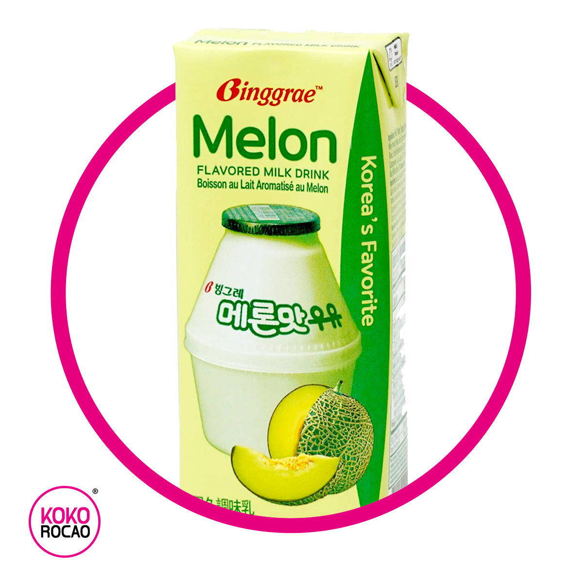 Caja de Binggrae Melon 200 ml