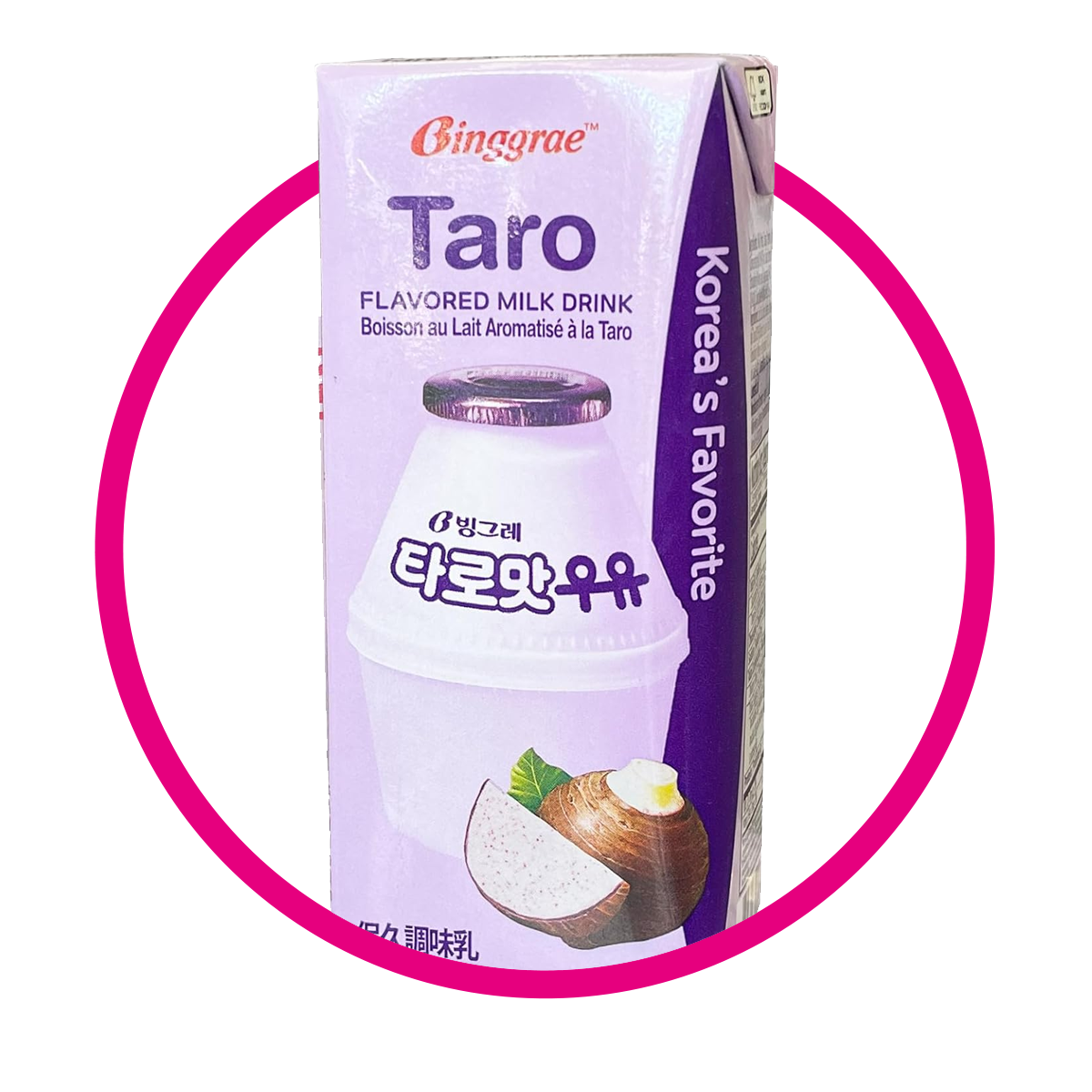 Caja de Binggrae Taro 200 ml