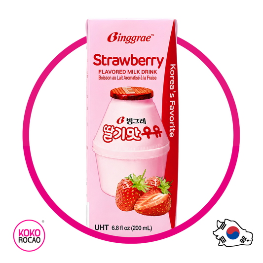 Caja de Binggrae Strawberry 200 ml