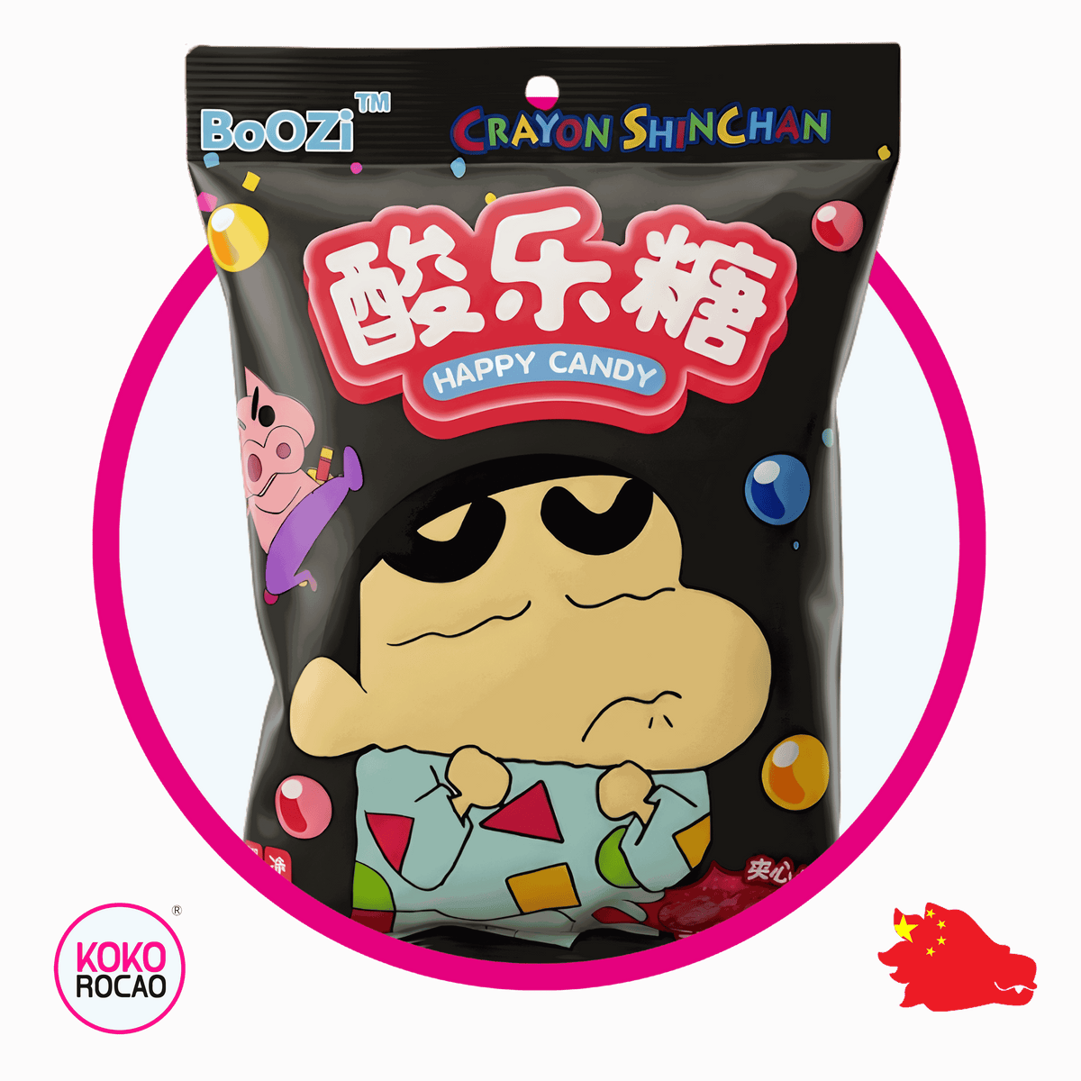 Boozi Crayon Shinchan Happy Sour Cola 88 g
