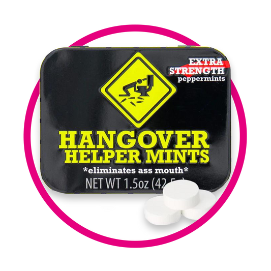 Caja de Boston America Hangover Mints Pill Box 42.50 g