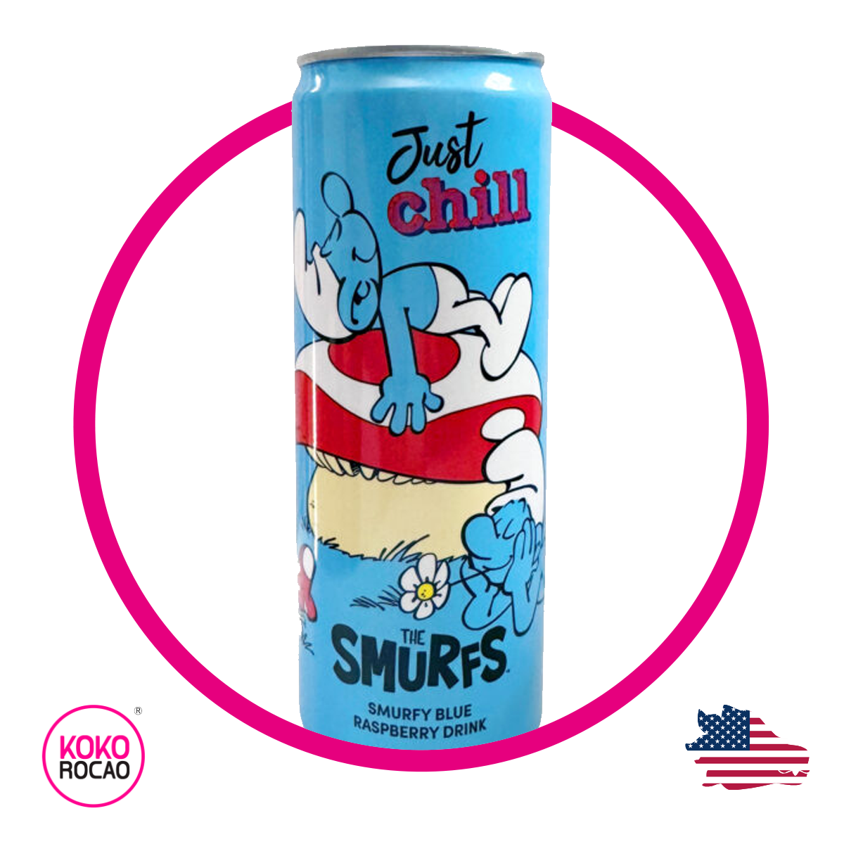 Lata de Boston America The Smurff 355 ml